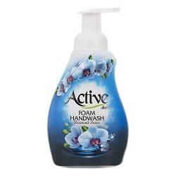 اکتیو فوم دستشویی گل های آبی 500گرم